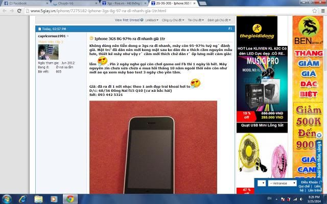 Mua điện thoại gặp phải bá dơ.