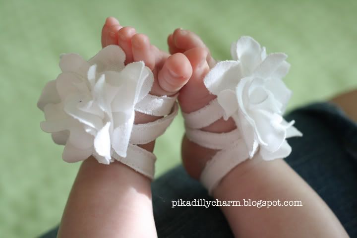 here are some super cute baby sandals made from a t shirt