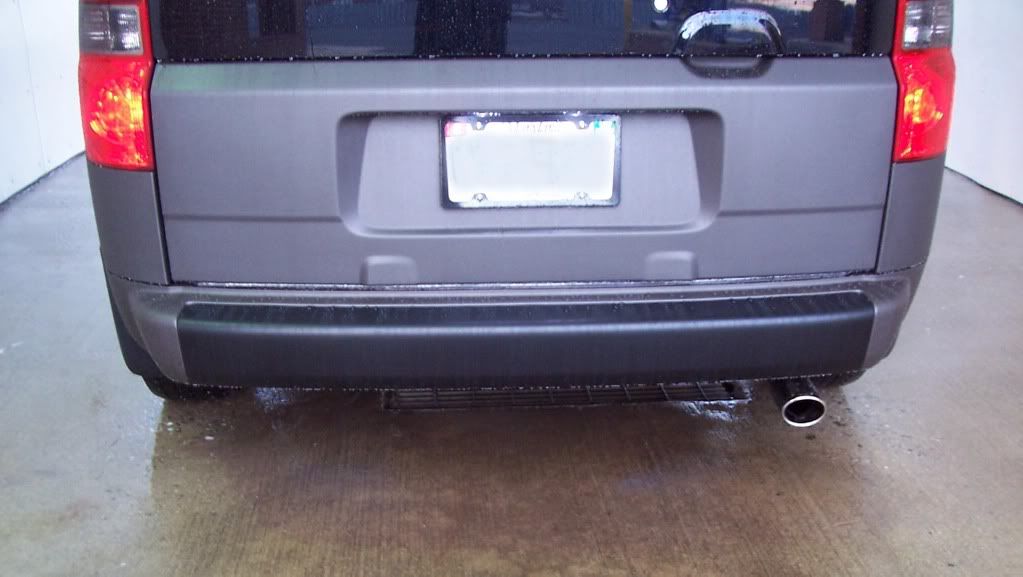 Honda element clearance rear bumper cover