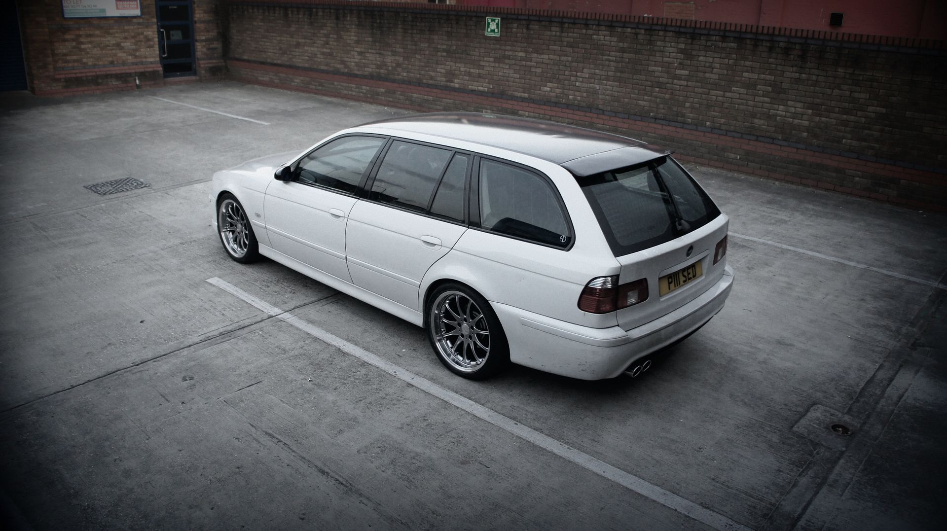 E39 bmw matte white #3