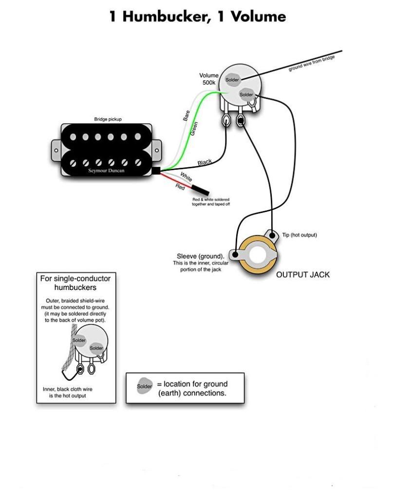 Single Conductor Humbucker Wiring Diagram from i482.photobucket.com