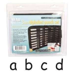 Beadsmith Metal Stamping Letter Punch Sets With Case ~ Choose Font 