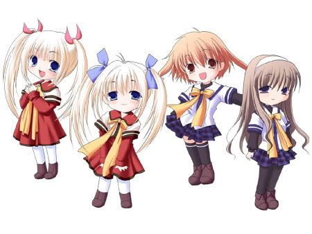 cute anime chibi girls -skool- Pictures, Images and Photos 