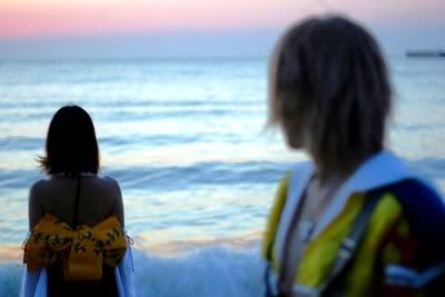 FFXPaysage19.jpg Yuna & Tidus FFX Sunset Cosplay image by Rikku-no-Cosplay