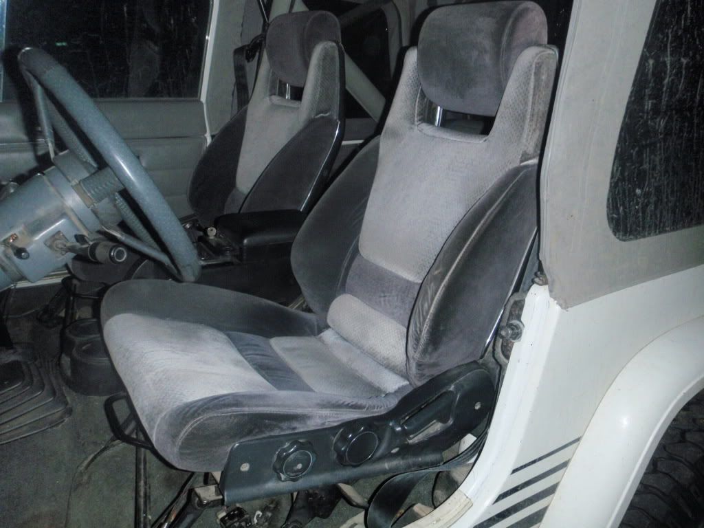 Jeep yj rear seat swap