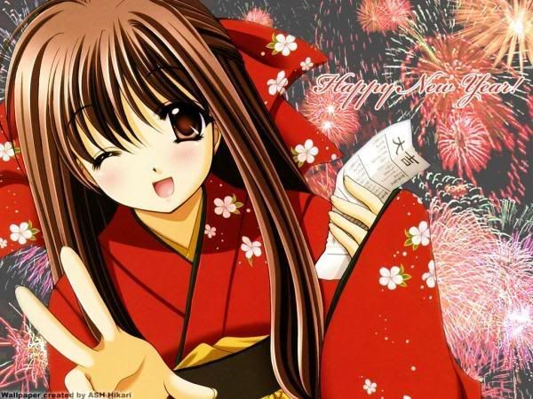 anime happy new year Pictures, Images and Photos