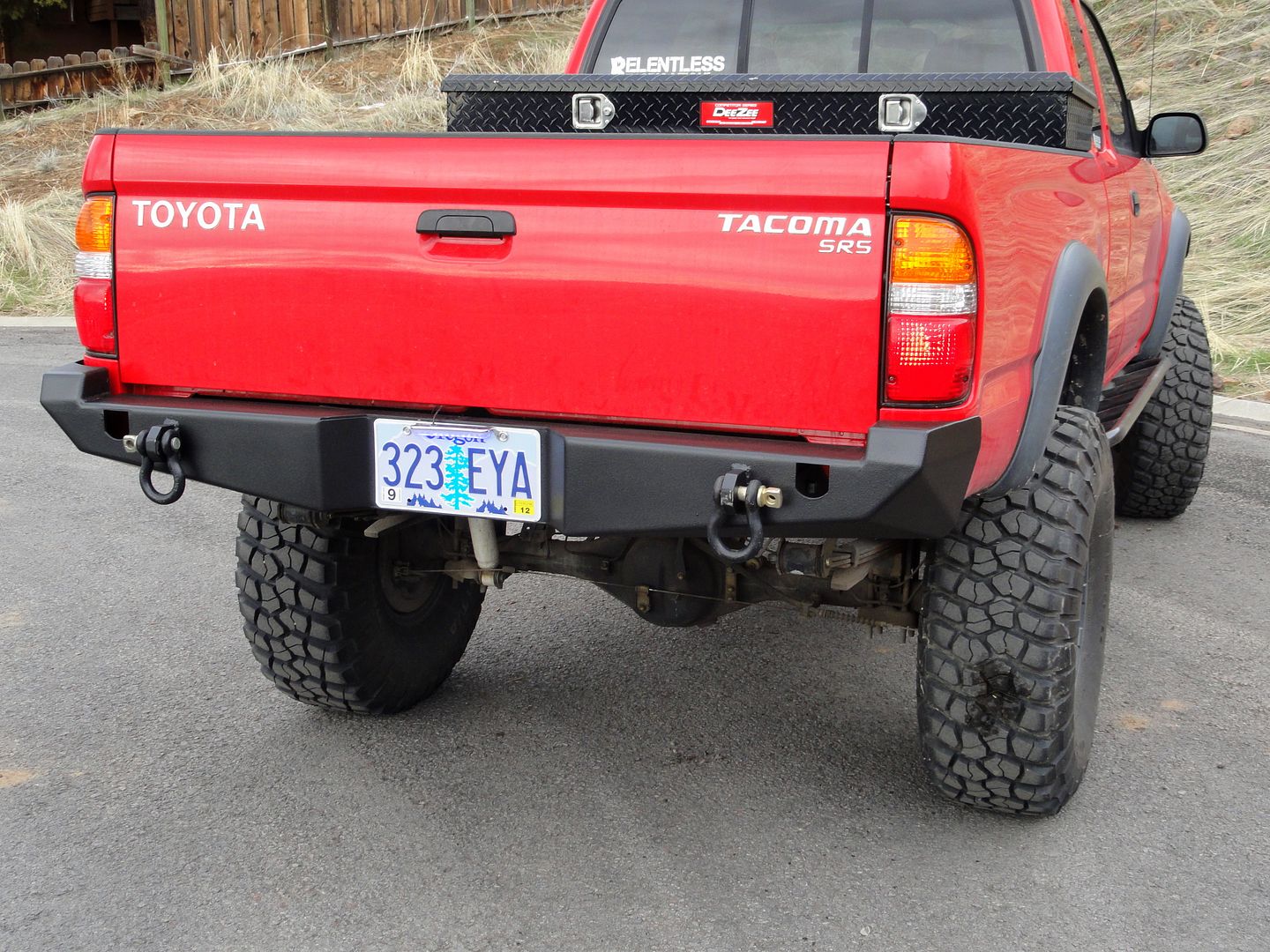 2001 Toyota tacoma custom rear bumper