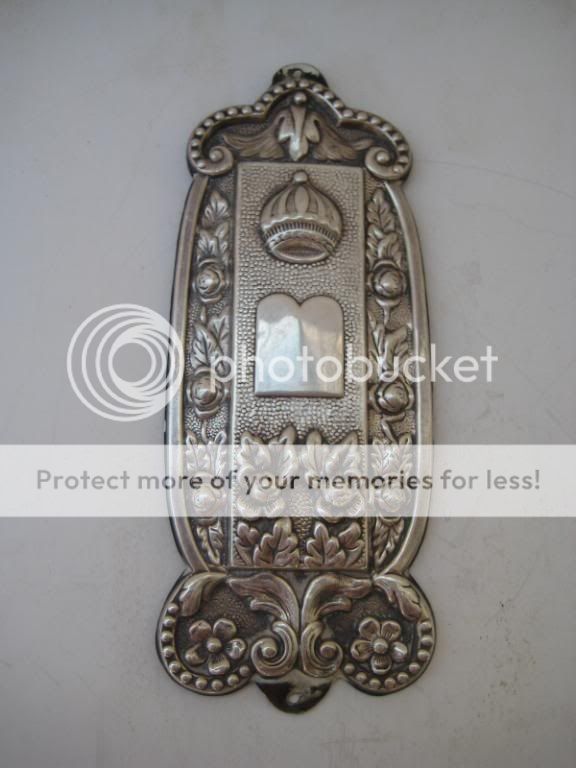 STERLING SILVER MEZUZAH CASE CA1900 DOOR KEEPER JUDAICA  