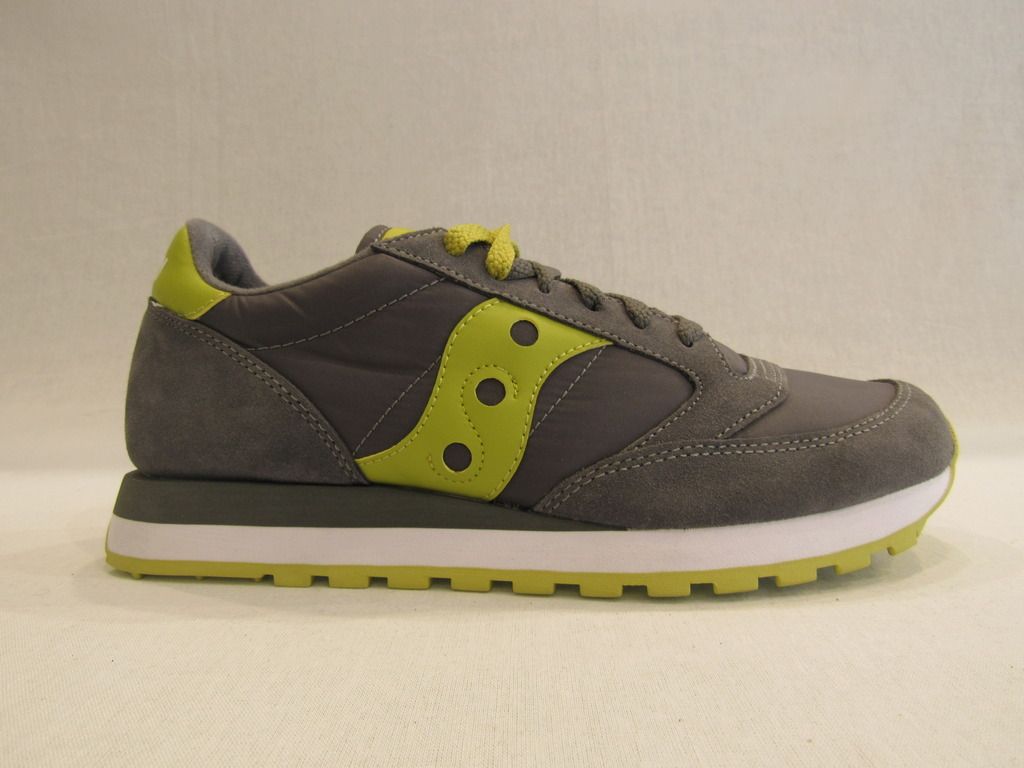 SAUCONY JAZZ ORIGINAL S2044308 sneakers uomo in tela e pelle grigiogiallo SAUCONY JAZZ ORIGINAL S2044308 sneakers uomo in tela e pelle grigiogiallo
